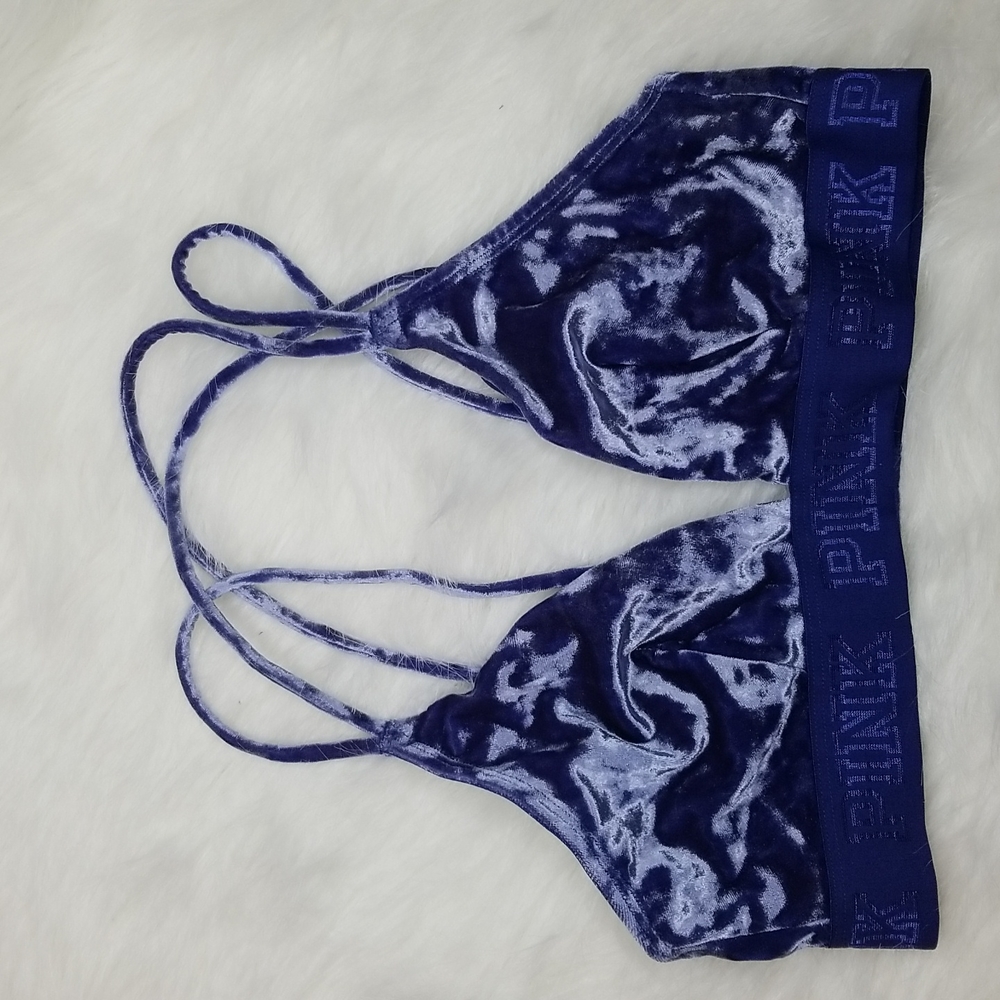 PINK "Victoria's Secret" BLUE BRALETTE
